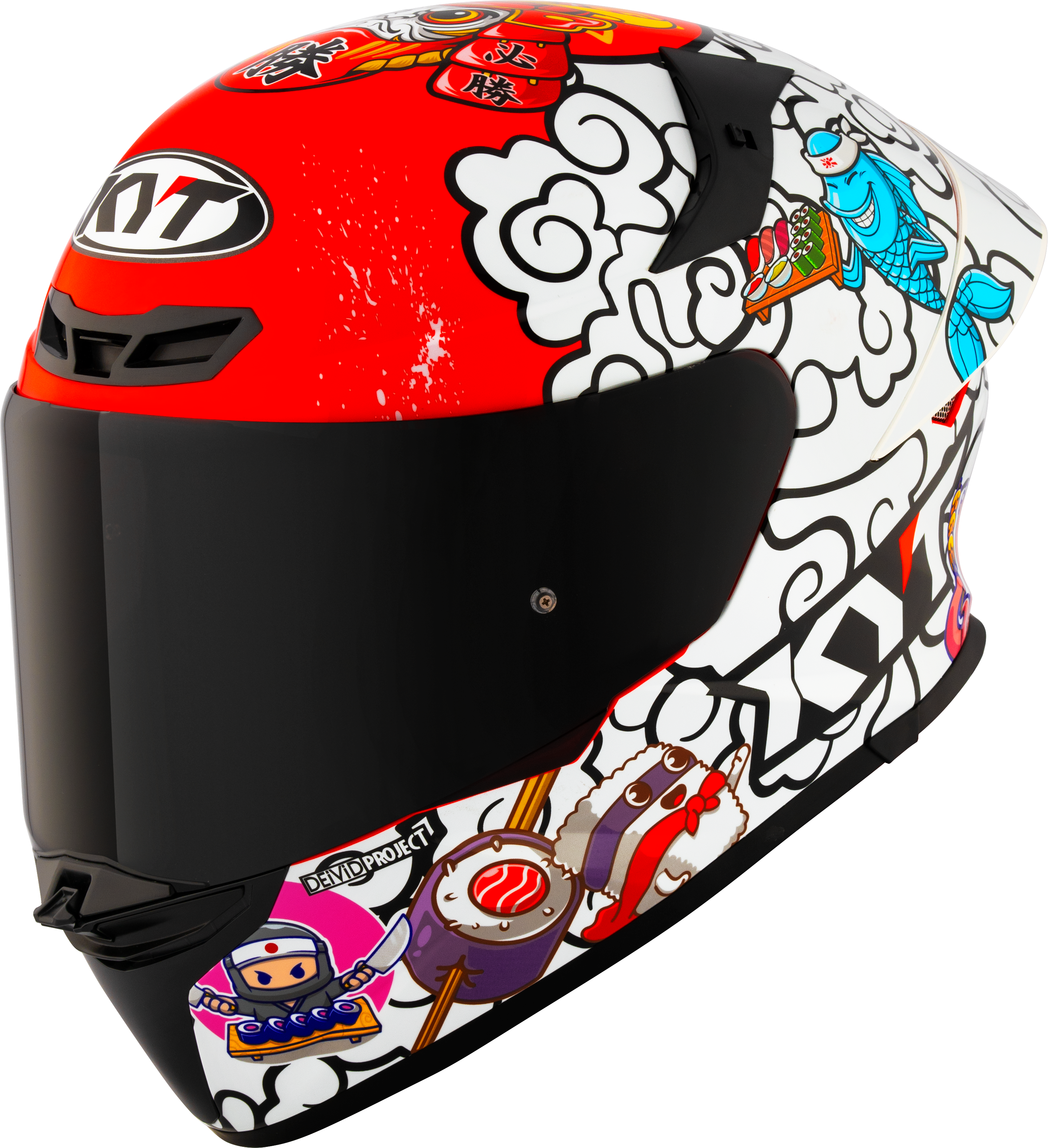 KYT TT-Revo Helm Sushi Tijd Y6TR0042 