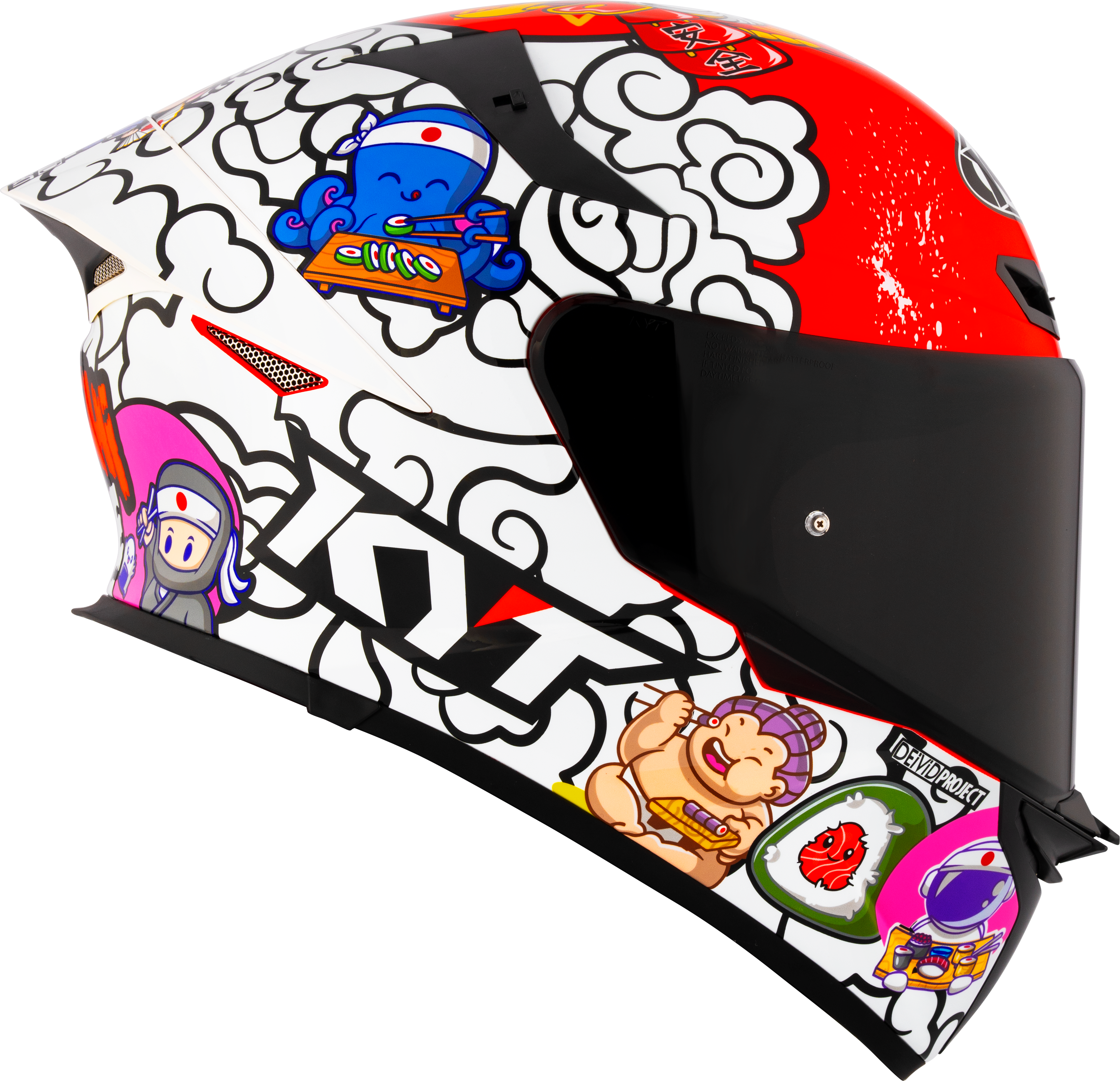 KYT TT-Revo Helm Sushi Tijd Y6TR0042 
