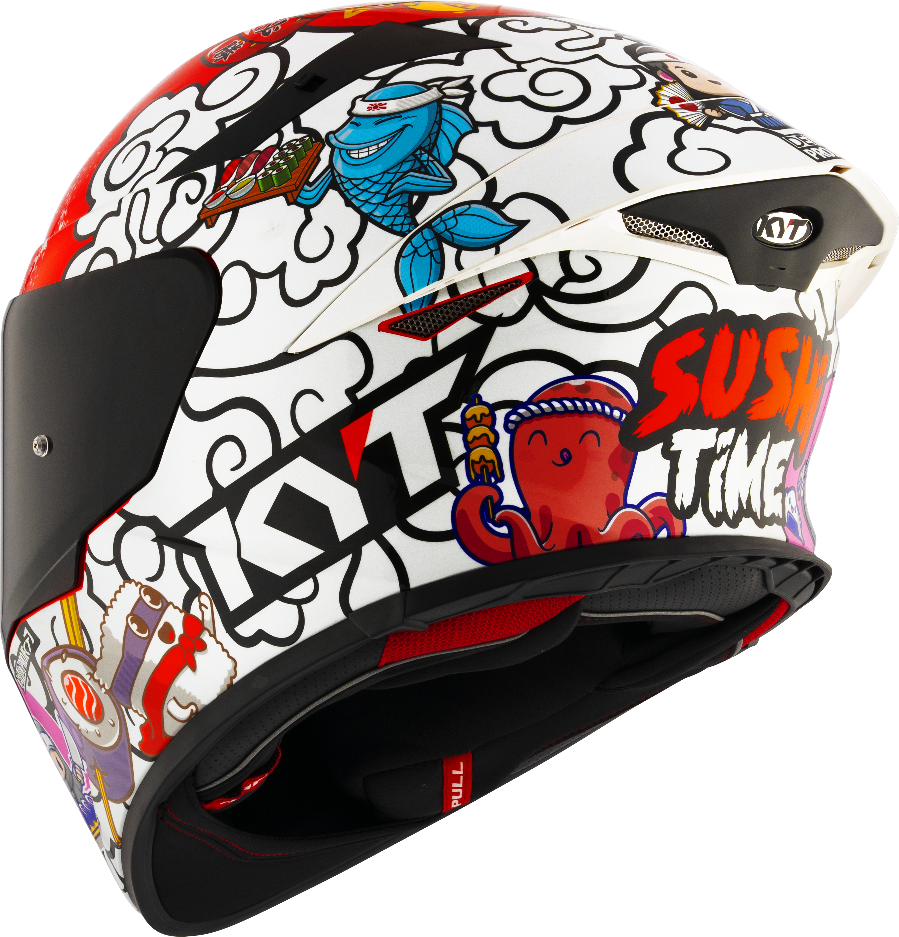 KYT TT-Revo Helm Sushi Tijd Y6TR0042 