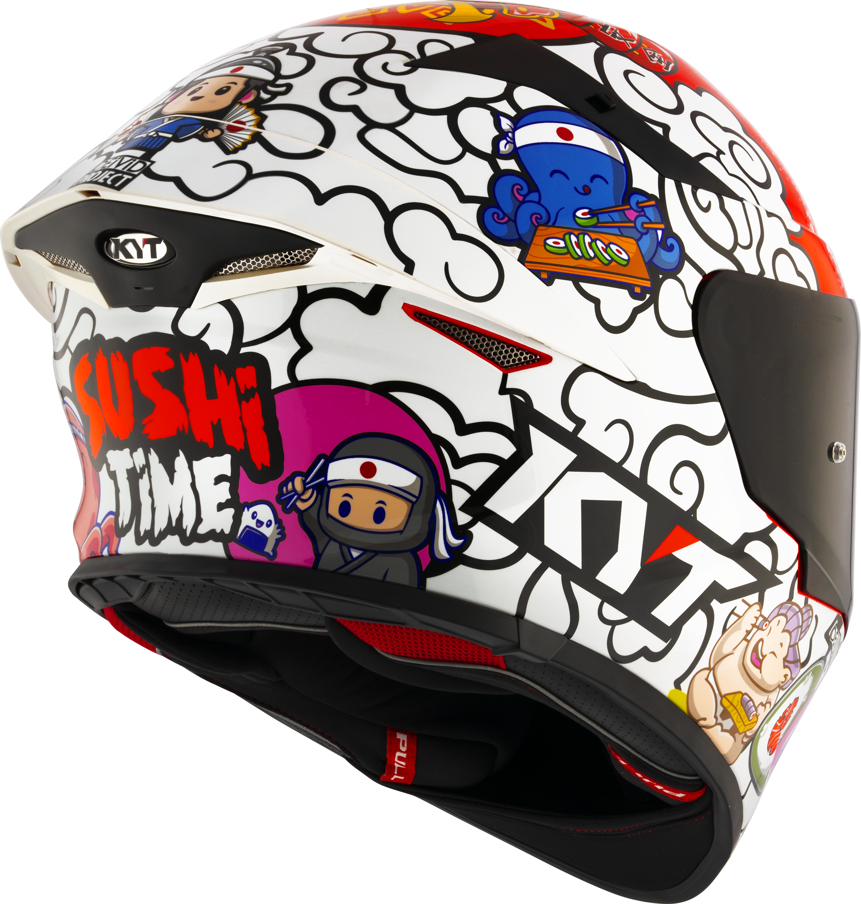 KYT TT-Revo Helm Sushi Tijd Y6TR0042 