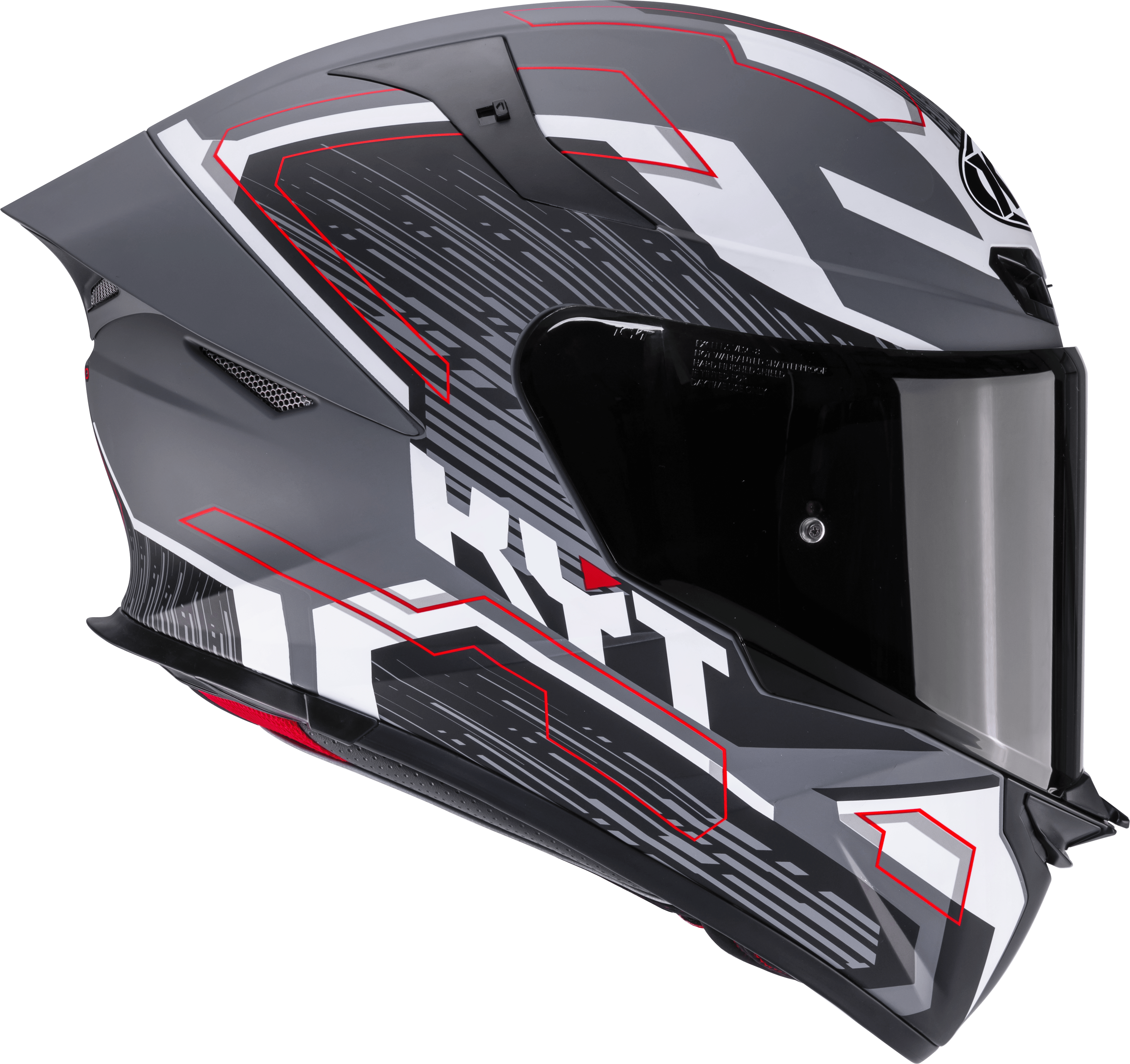 KYT TT-Revo Helm Speeding Matt Grijs Y6TR0052 