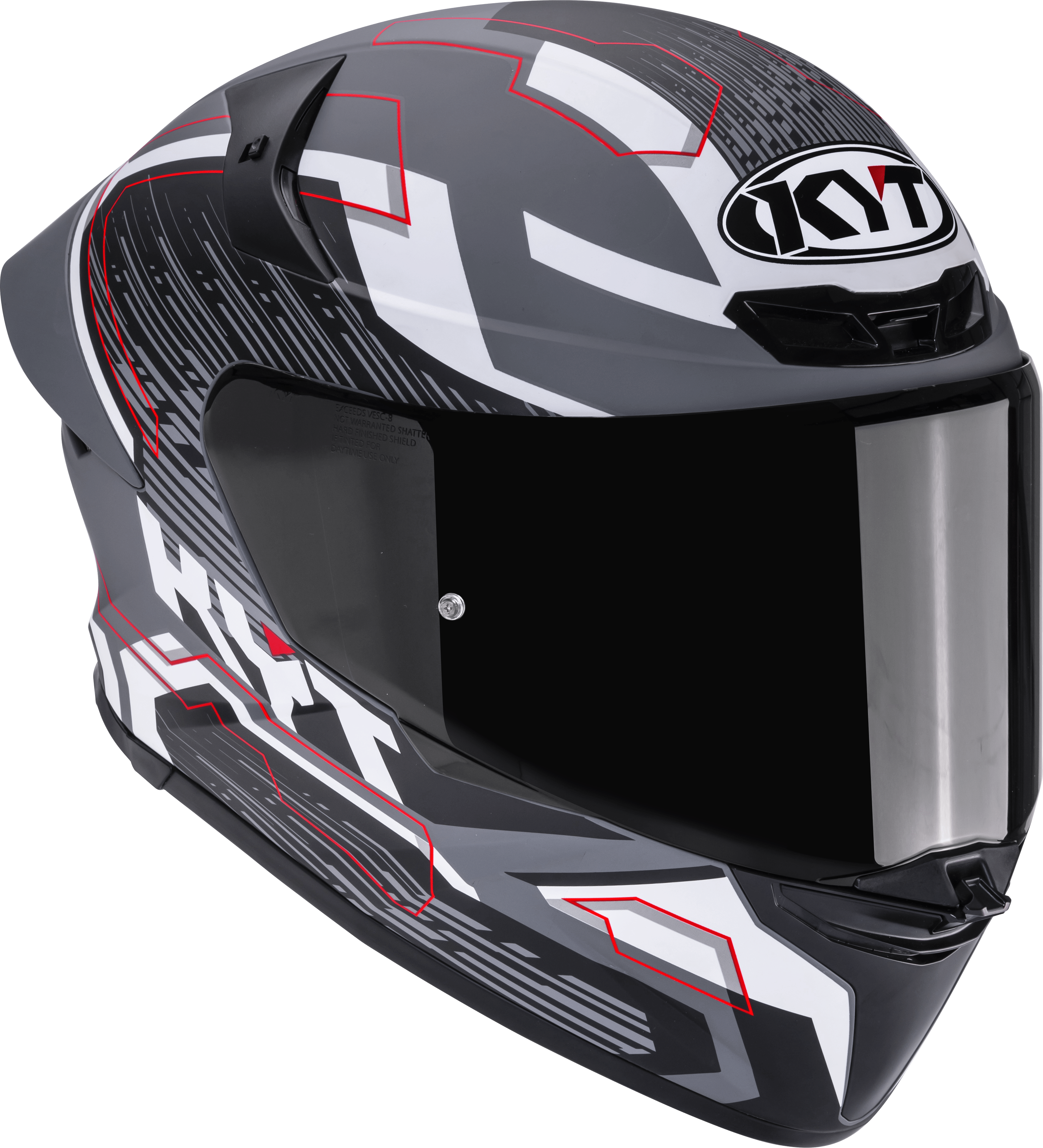 KYT TT-Revo Helm Speeding Matt Grijs Y6TR0052 