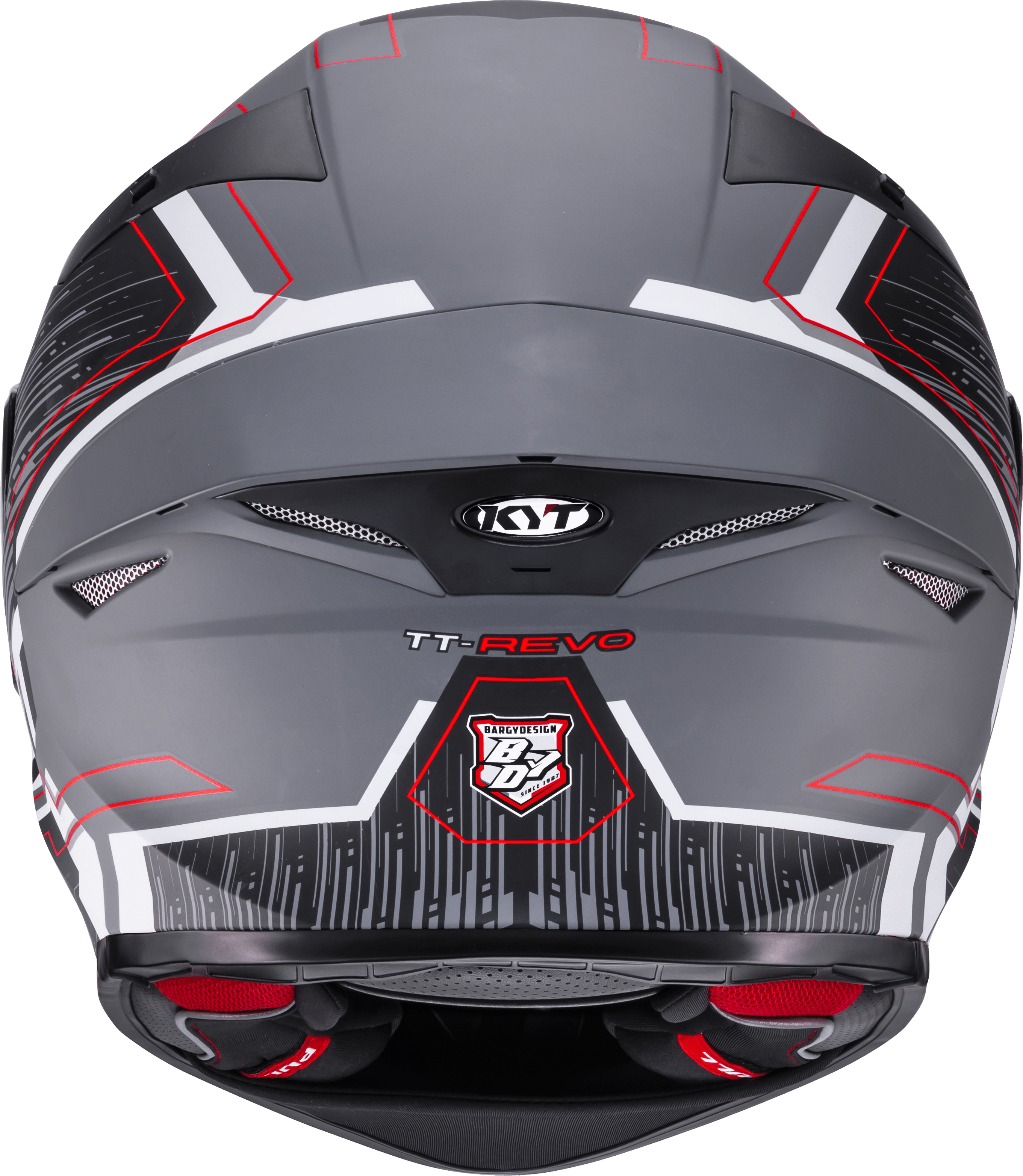 KYT TT-Revo Helm Speeding Matt Grijs Y6TR0052 