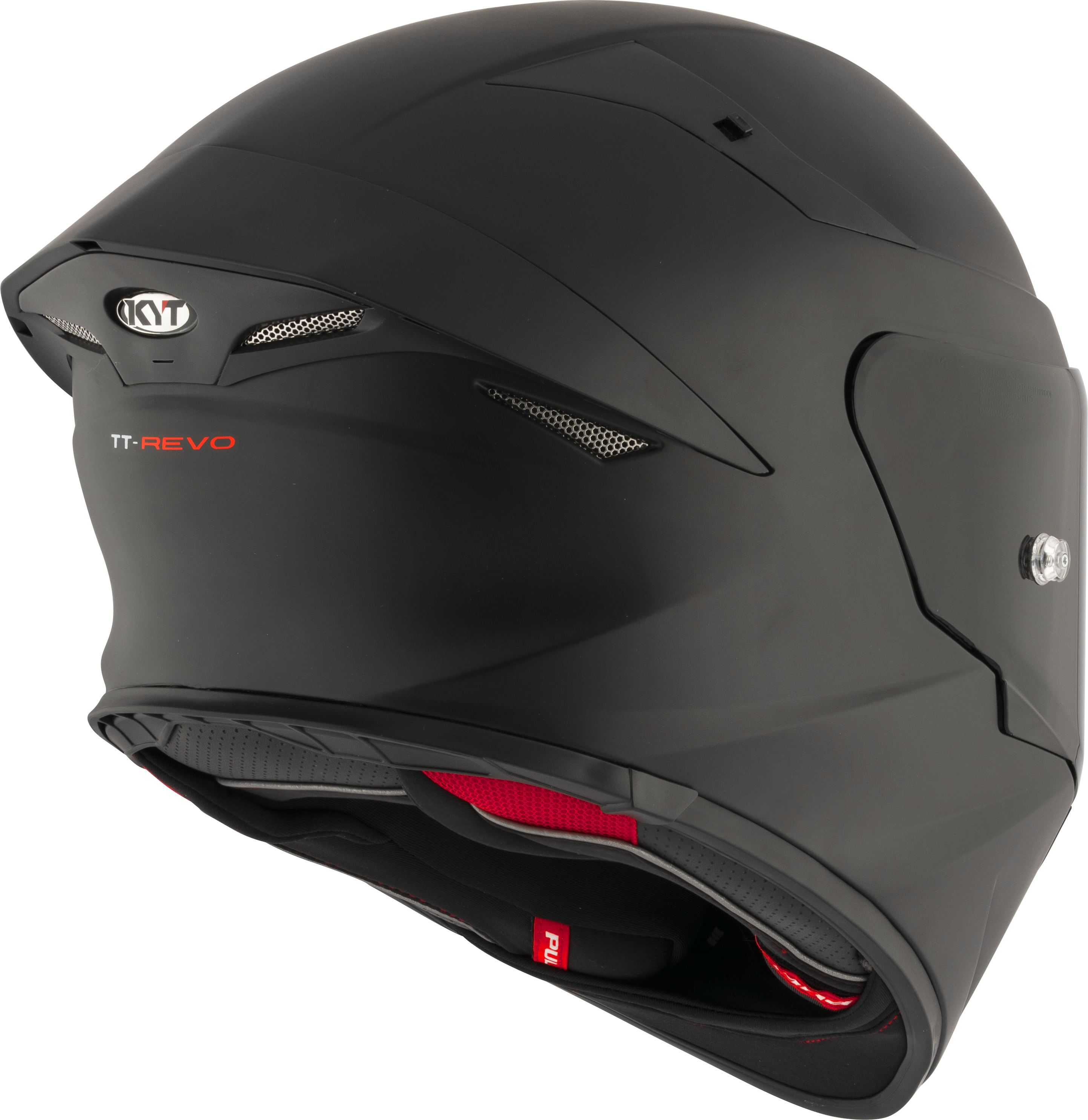 KYT TT-Revo Helm zwart mat Y6TR00X6 