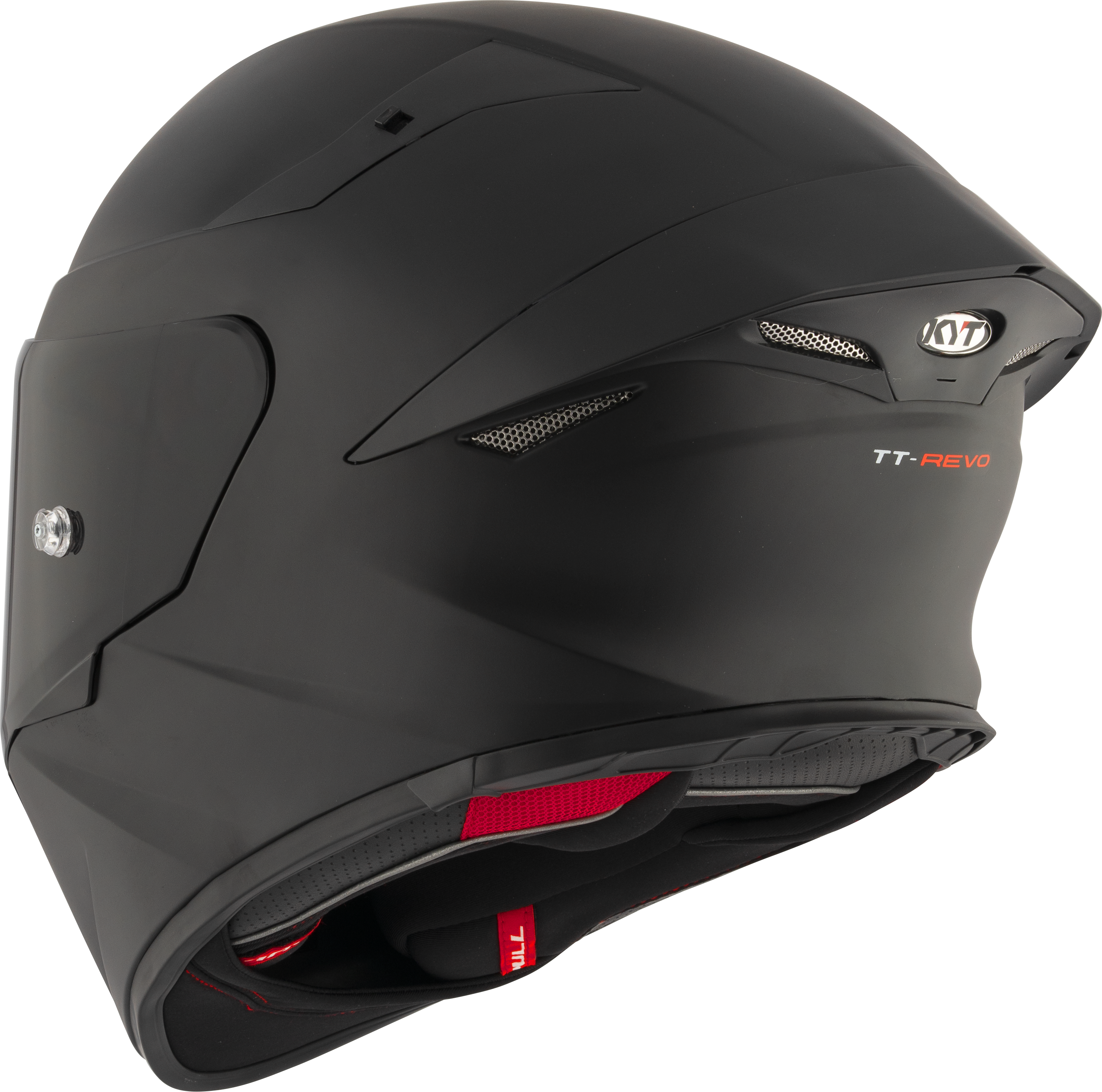 KYT TT-Revo Helm zwart mat Y6TR00X6 