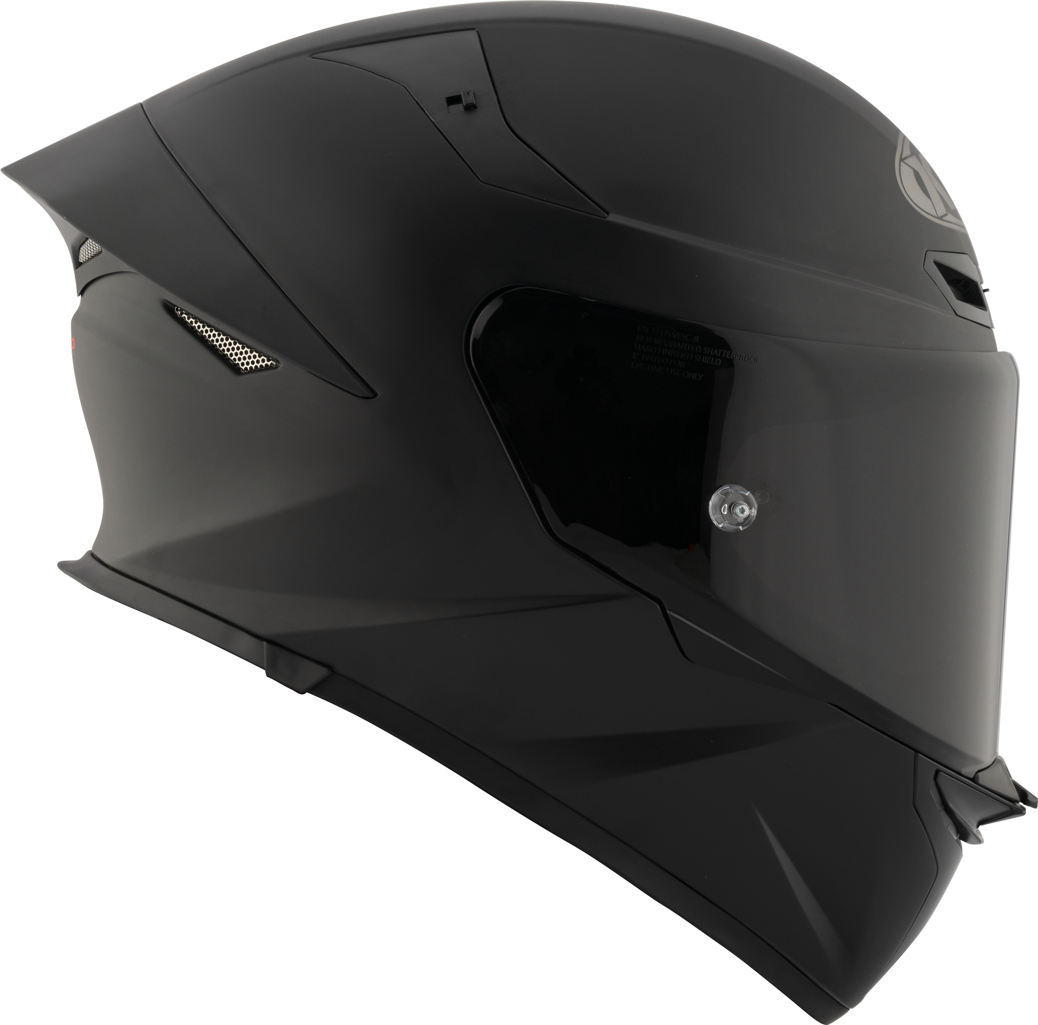 KYT TT-Revo Helm zwart mat Y6TR00X6 