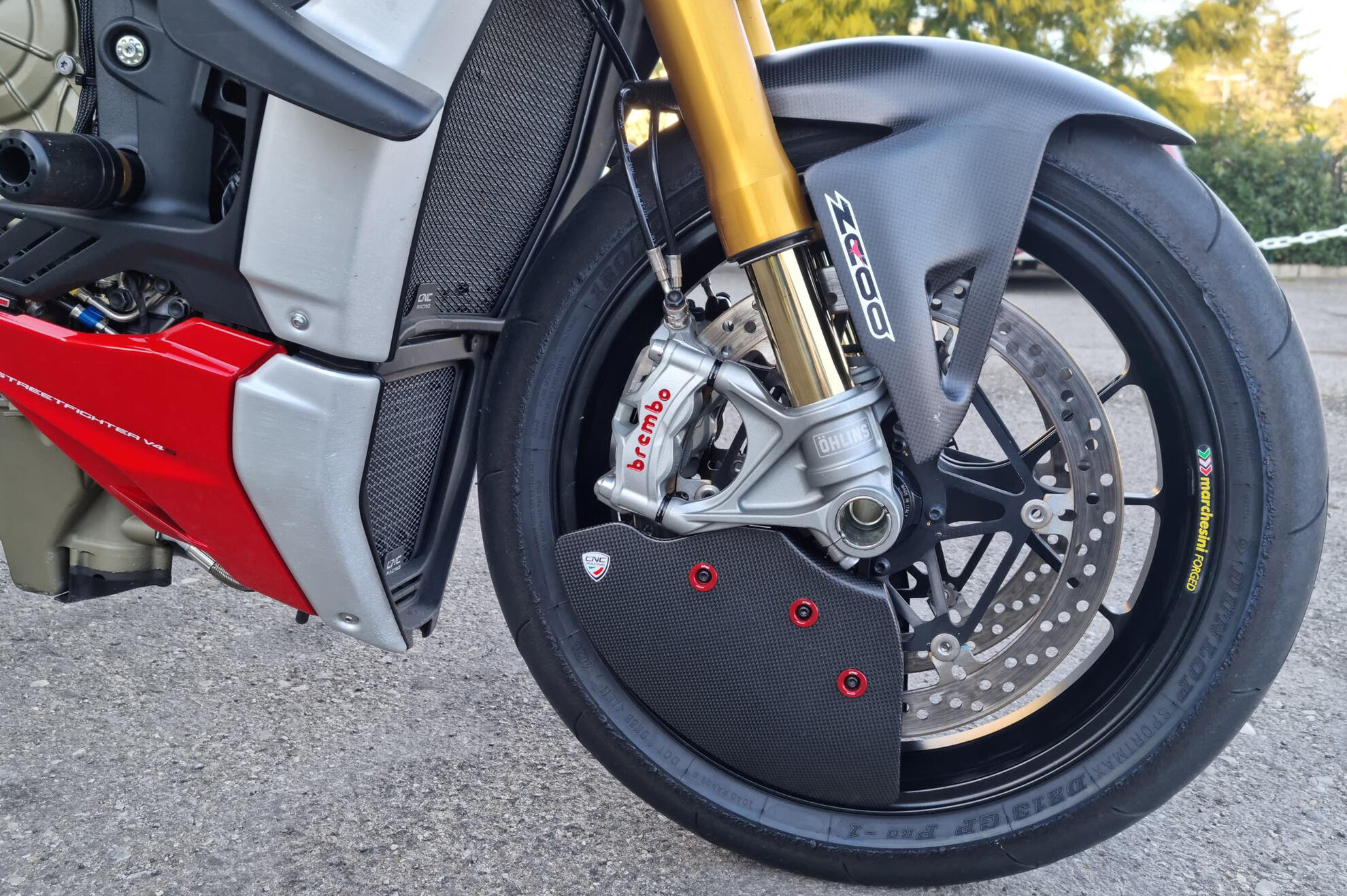 Carbon remklauwen koeling GP luchtkanalen Evo Ducati Panigale V4/S/R (18-24) ZA750Y 