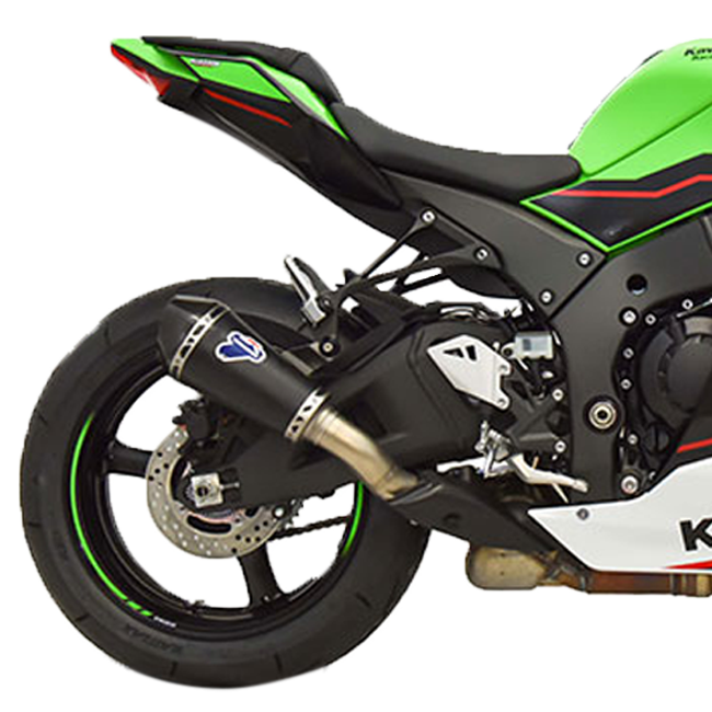 Termignoni Slip-On Kit Conical Zwart Kawasaki ZX-10 R/RR (21-25) 