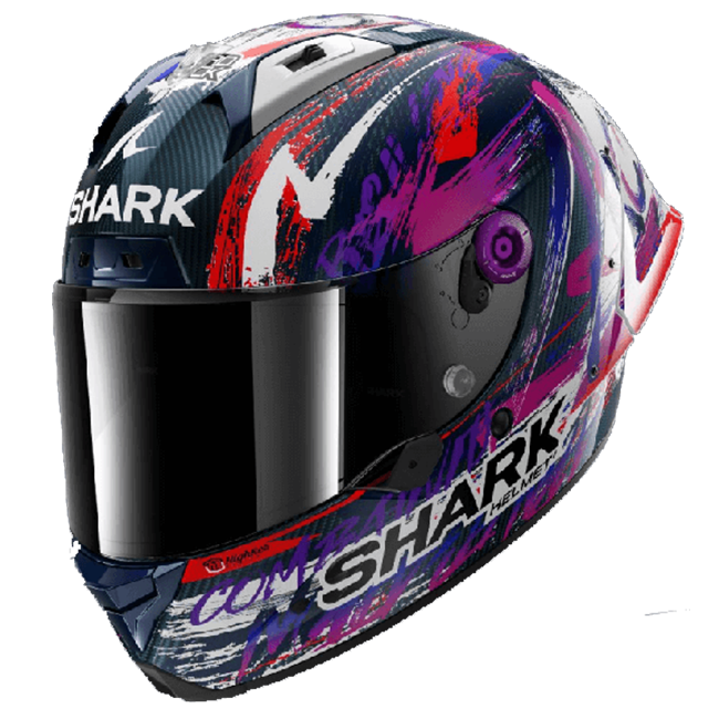 Shark Aeron GP Helm FIM Racing Johann Zarco Handtekening Replica 2025 