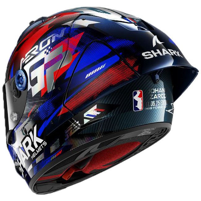 Shark Aeron GP Helm FIM 1 Racing Johann Zarco Replica Overwinning 2025 