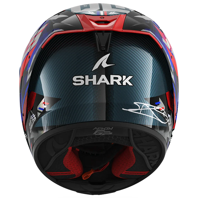 Shark Aeron Helm Johann Zarco Replica GP de Frankrijk – Carbon Blauw Chroom 