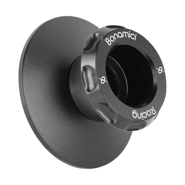 Bobbins/Ständeraufnahme EVO Racing M10x1,25 Bonamici Racing SCR10F für CFMOTO 675 SR-R – Schwarz