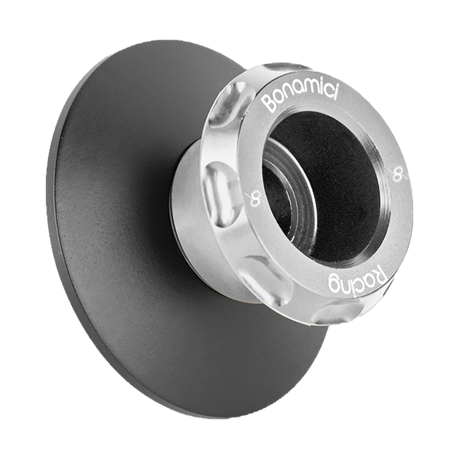 Bobbins/Ständeraufnahme EVO Racing M10x1,25 Bonamici Racing SCR10F für CFMOTO 675 SR-R – Silber
