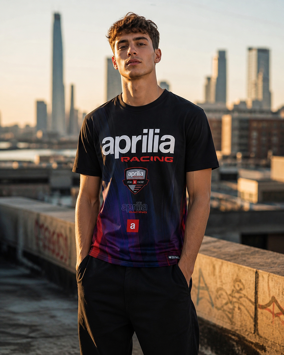 Aprilia BeARacer T-shirt 2026 heren IXON 104101180 