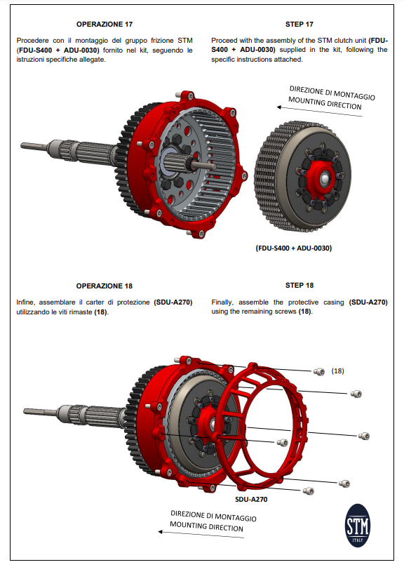 STM EVO SBK Droge koppeling Ducati Panigale V2 955 (20-24) KTT-2500 