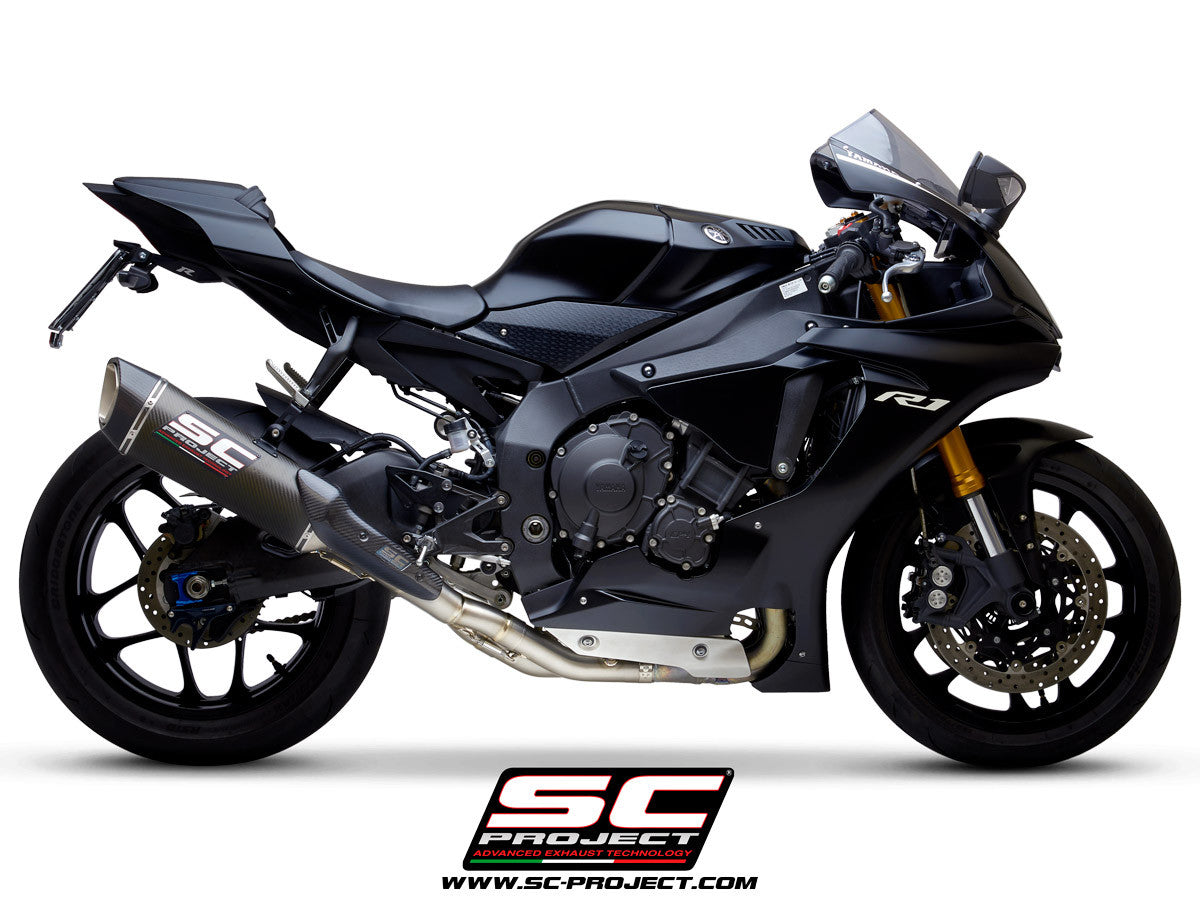 SC-Project Slip-On SC1-R + KAT-vervangingspijp Yamaha YZF-R1/M RN49 (17-19) 
