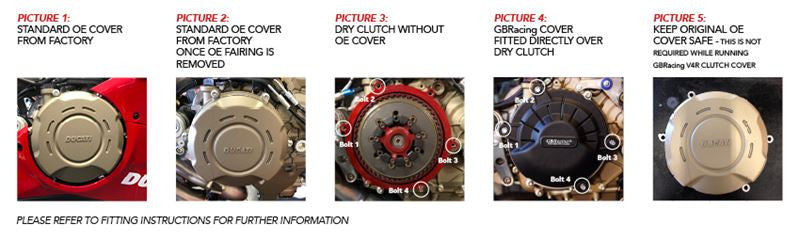 Koppeling protector beschermkap GBRacing Ducati Panigale V4 R (19-21) 