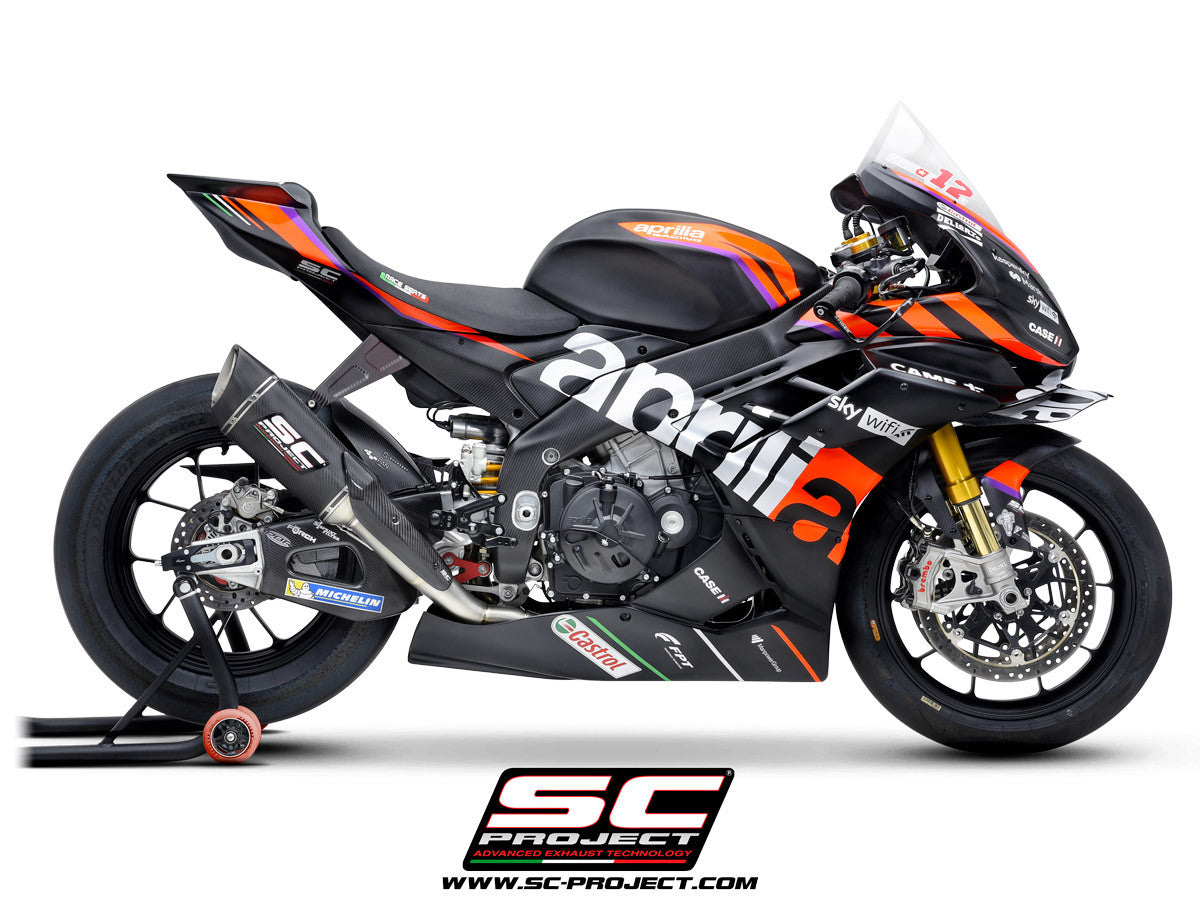 SC-Project Titan compleetset SC1-R (250mm) Aprilia RSV4 1100 Factory (21-25) A27A-TC90C 