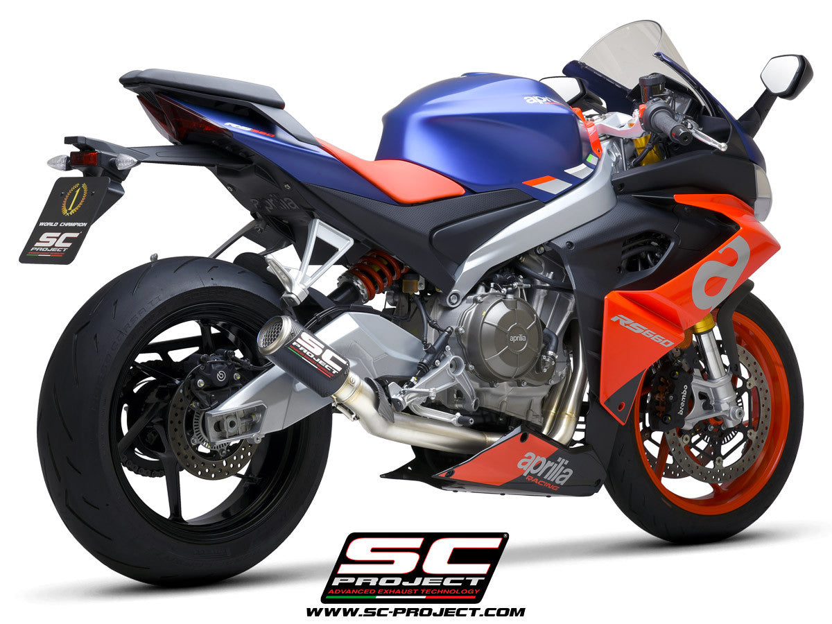 SC-Project RVS Complete Systeem 2-1 CR-T Aprilia RS 660 (20-25) 