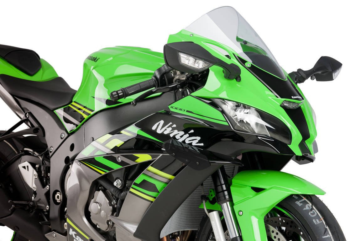 Puig Winglets Spoiler Downforce Kawasaki ZX-10 R/RR (11-20) 9882 