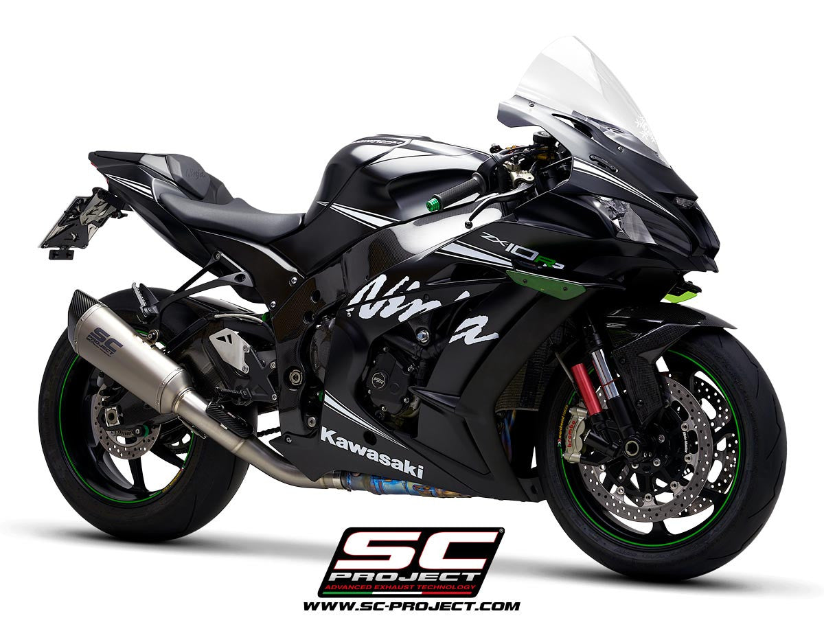 SC-Project Slip-On SC1-R + KAT-vervangpijp Kawasaki ZX-10 R/RR (16-20) K22A-DET91 