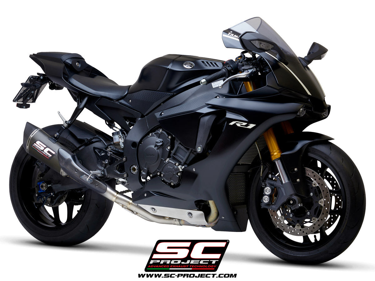 SC-Project Slip-On SC1-R + KAT-vervangingspijp Yamaha YZF-R1/M RN49 (17-19) 