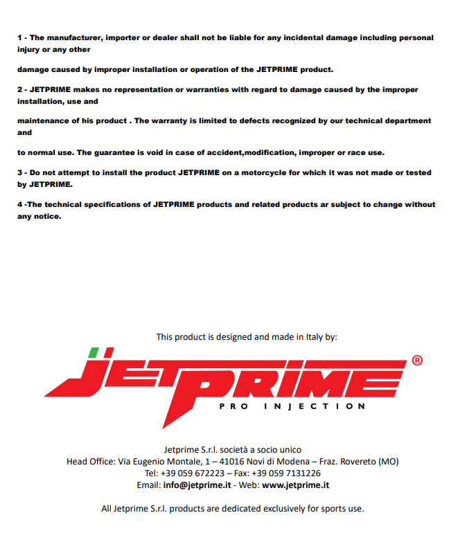 Kill Switch Knop JetPrime Ducati Panigale V4/S/R (18-20) JP KS 020 