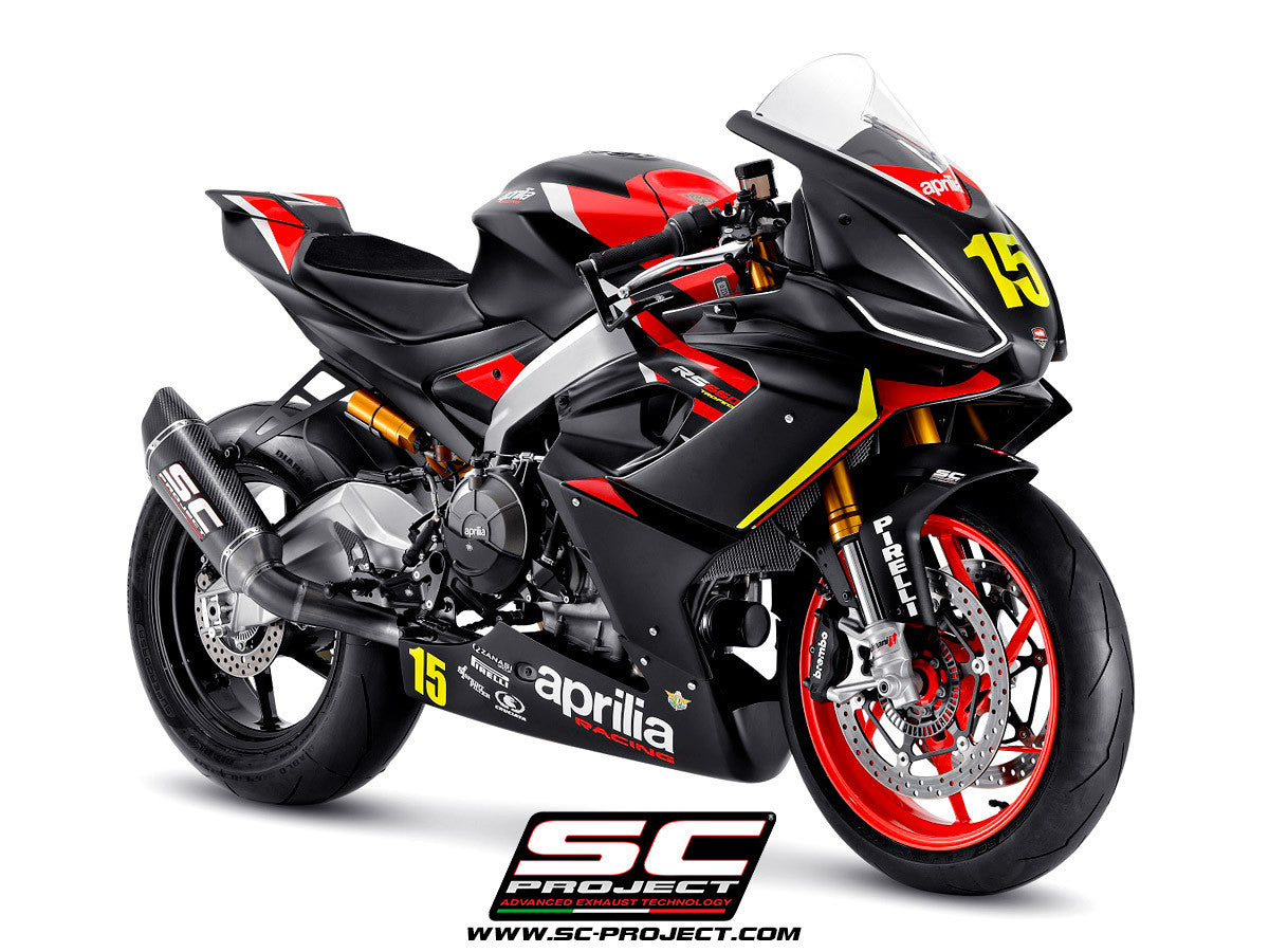 SC-Project Trofeo Titan Complete systeem 2-1 SC1-R Aprilia RS 660 (20-25) A23A-TC90 