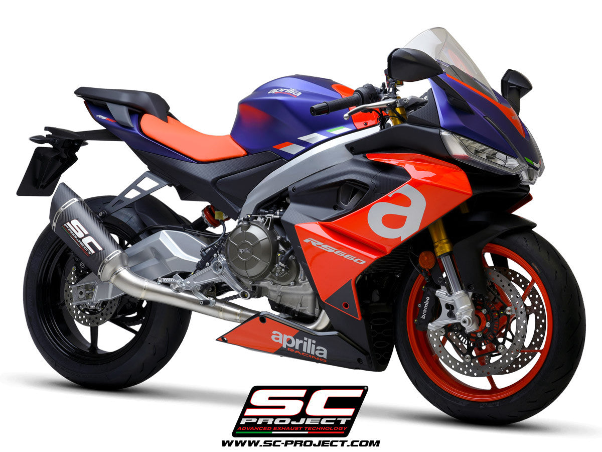 SC-Project Trofeo Titan Complete systeem 2-1 SC1-R Aprilia RS 660 (20-25) A23A-TC90 