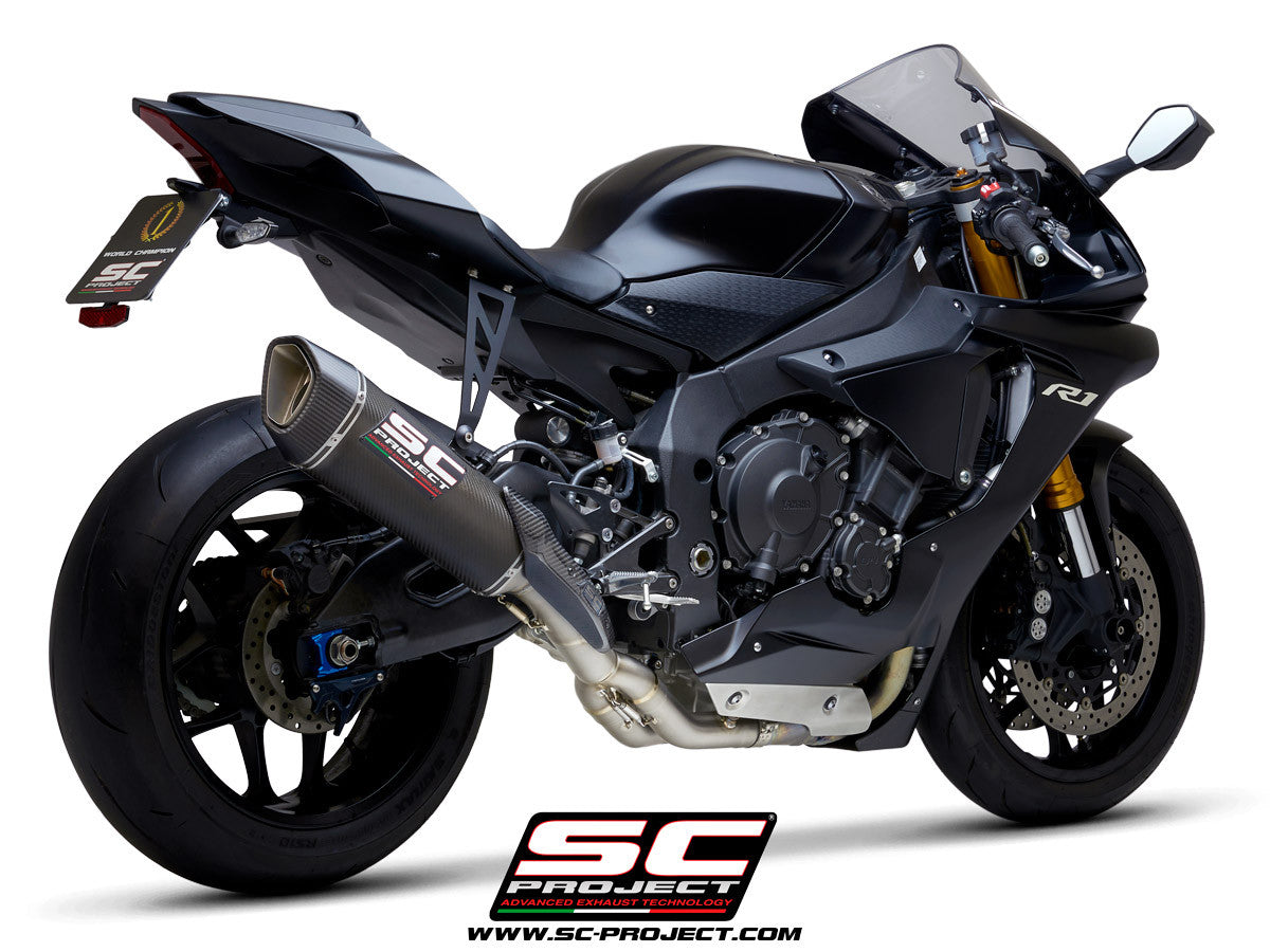 SC-Project Slip-On SC1-R + KAT-vervangingspijp Yamaha YZF-R1/M RN49 (17-19) 