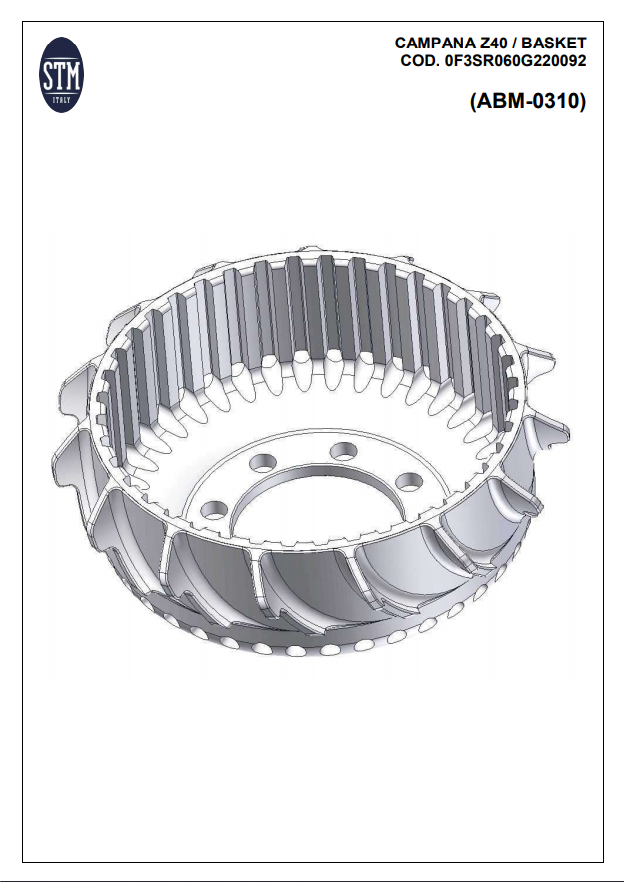 STM EVO GP droge koppeling BMW S1000RR K46 (09-18) KTT-1300 