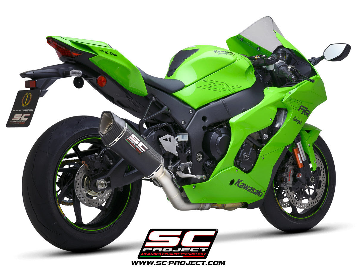 SC-Project Slip-On SC1-R + KAT-vervangpijp Kawasaki ZX-10 R/RR (21-25) K38A-DET91C 