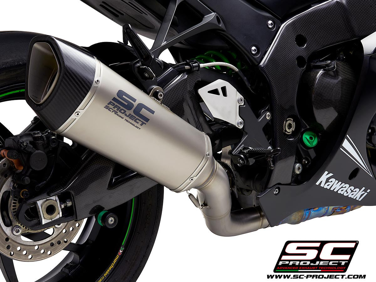 SC-Project Slip-On SC1-R + KAT-vervangpijp Kawasaki ZX-10 R/RR (16-20) K22A-DET91 