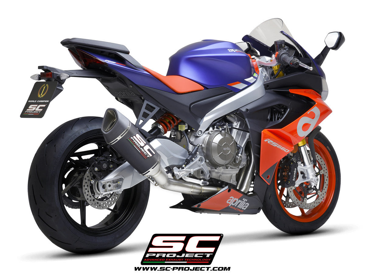 SC-Project Trofeo Titan Complete systeem 2-1 SC1-R Aprilia RS 660 (20-25) A23A-TC90 