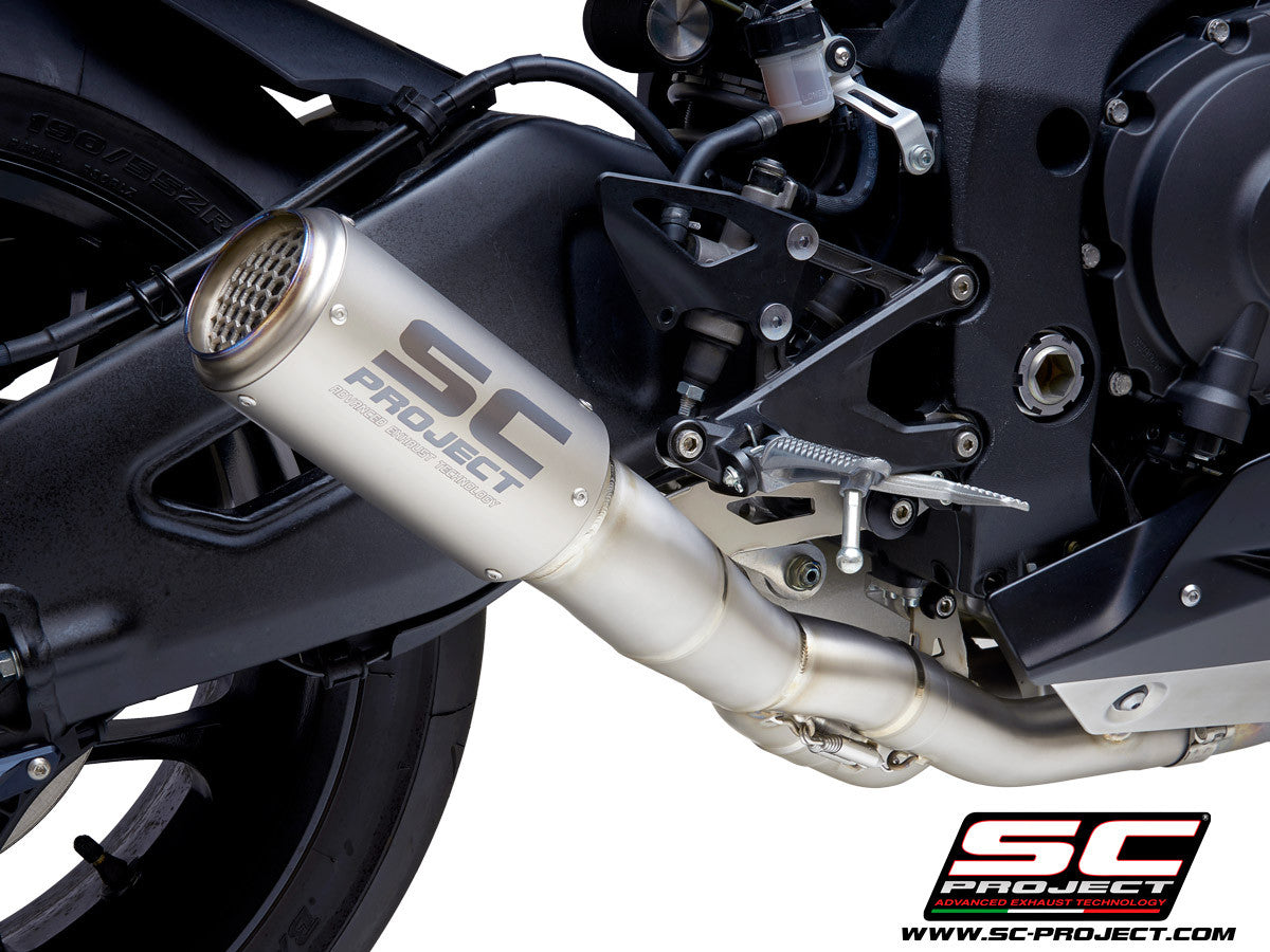 SC-Project Slip-On CR-T + KAT-vervangpijp Yamaha YZF-R1/M RN49 (17-19) Y11B-DET36 