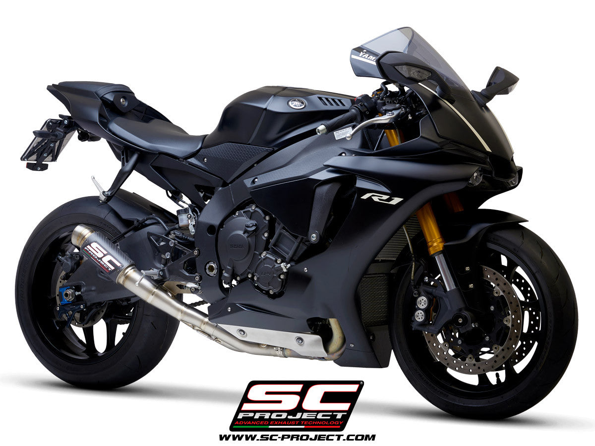 SC-Project Slip-On GP70-R + KAT-vervangpijp Yamaha YZF-R1/M RN32 (15-16) Y11A-DET70 