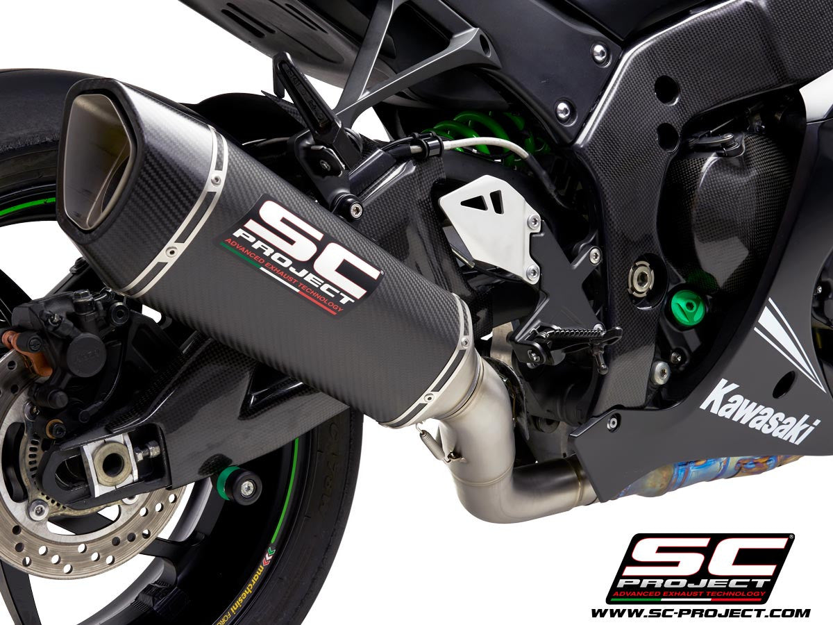 SC-Project Slip-On SC1-R + KAT-vervangpijp Kawasaki ZX-10 R/RR (16-20) K22A-DET91 