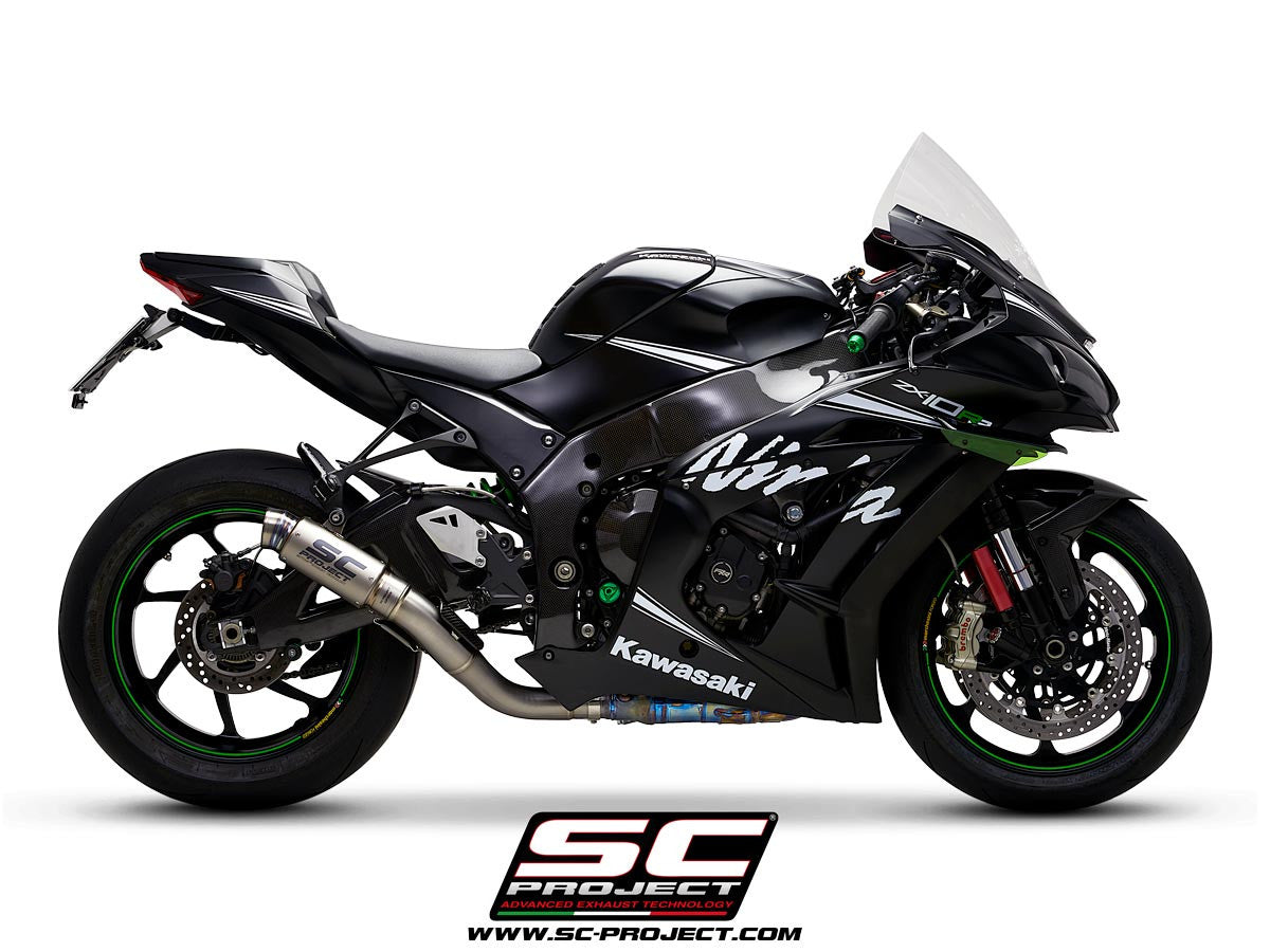 SC-Project Slip-On GP70-R + KAT-vervangpijp Kawasaki ZX-10 R/RR (16-20) K22A-DET70 
