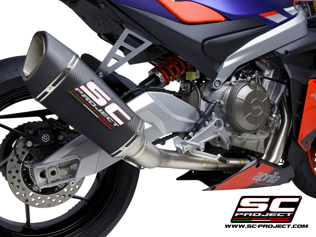 SC-Project Trofeo Titan Complete systeem 2-1 SC1-R Aprilia RS 660 (20-25) A23A-TC90 