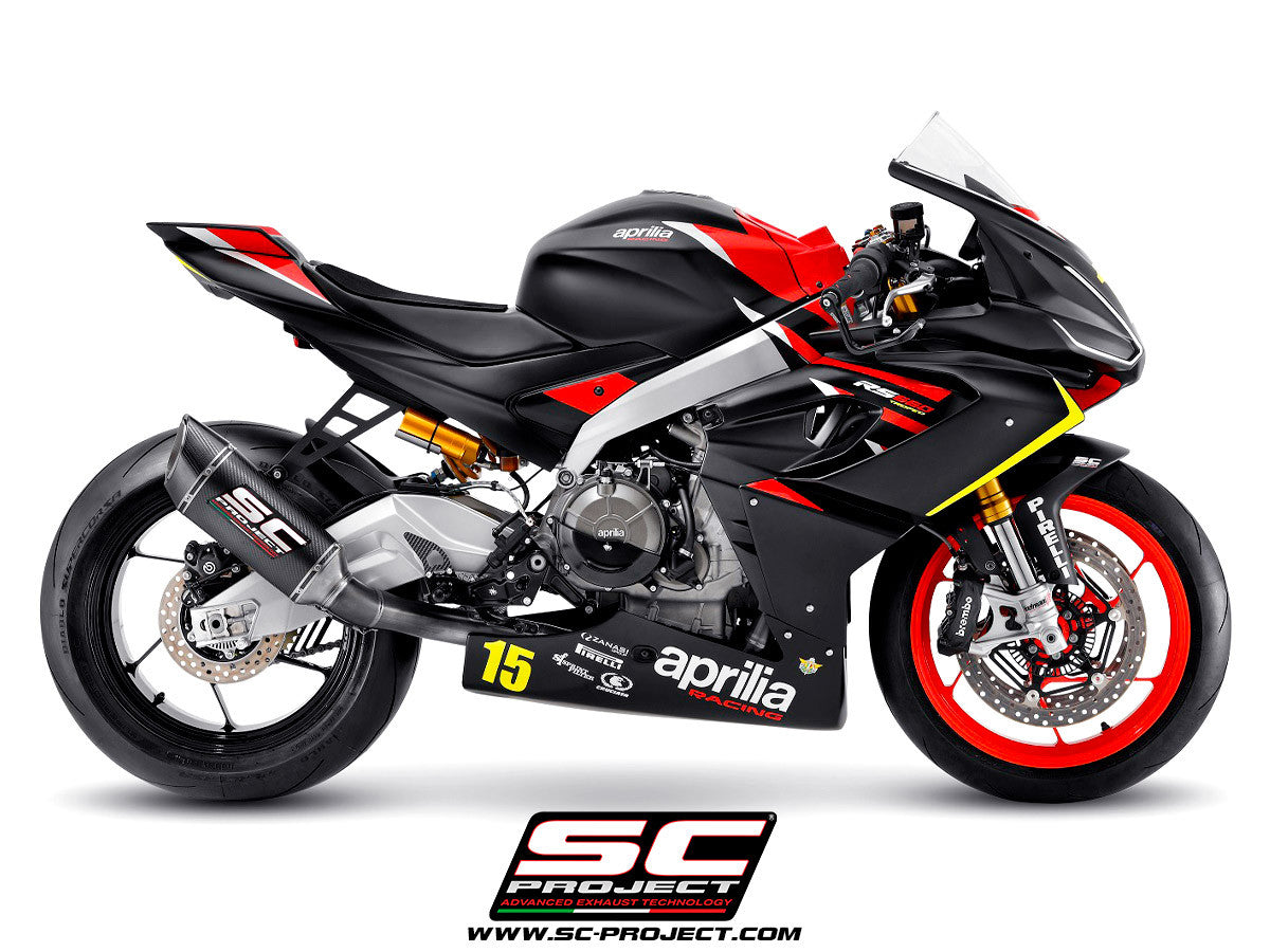 SC-Project Trofeo Titan Complete systeem 2-1 SC1-R Aprilia RS 660 (20-25) A23A-TC90 