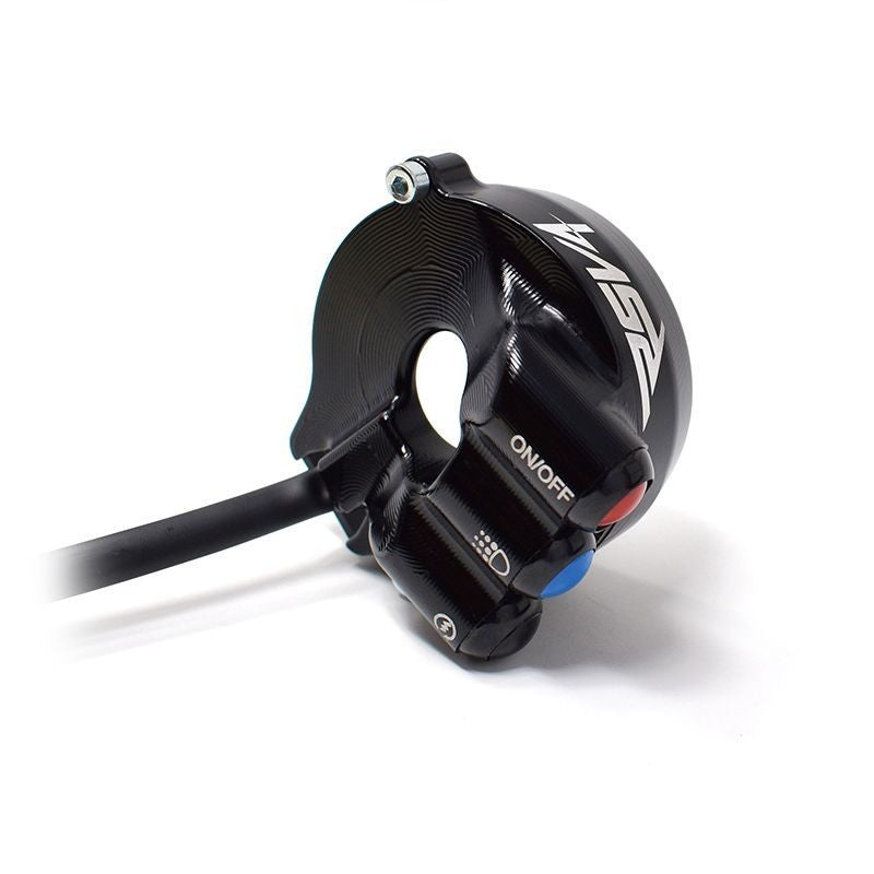 Gasgripbehuizing met geïntegreerde stuurknop JetPrime Aprilia RSV4/1100 Factory/RF/RR (17-20) JP ACC 009 