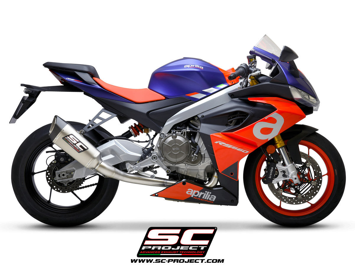 SC-Project Trofeo Titan Complete systeem 2-1 SC1-R Aprilia RS 660 (20-25) A23A-TC90 