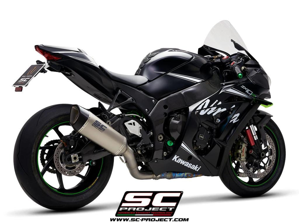 SC-Project Slip-On SC1-R + KAT-vervangpijp Kawasaki ZX-10 R/RR (16-20) K22A-DET91 