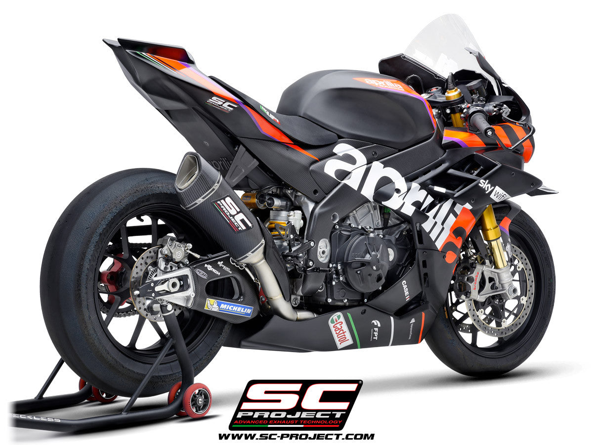 SC-Project Titan compleetset SC1-R (250mm) Aprilia RSV4 1100 Factory (21-25) A27A-TC90C 