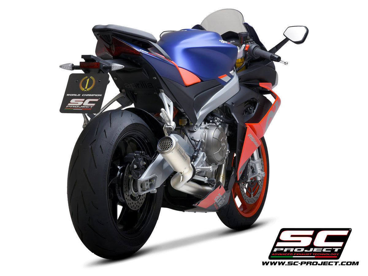 SC-Project RVS Complete Systeem 2-1 CR-T Aprilia RS 660 (20-25) 