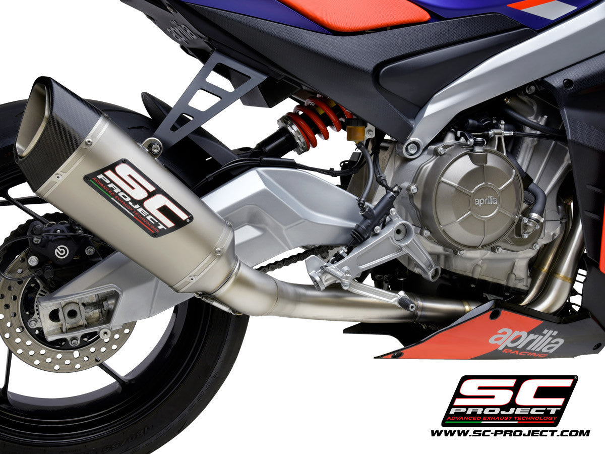 SC-Project Trofeo Titan Complete systeem 2-1 SC1-R Aprilia RS 660 (20-25) A23A-TC90 