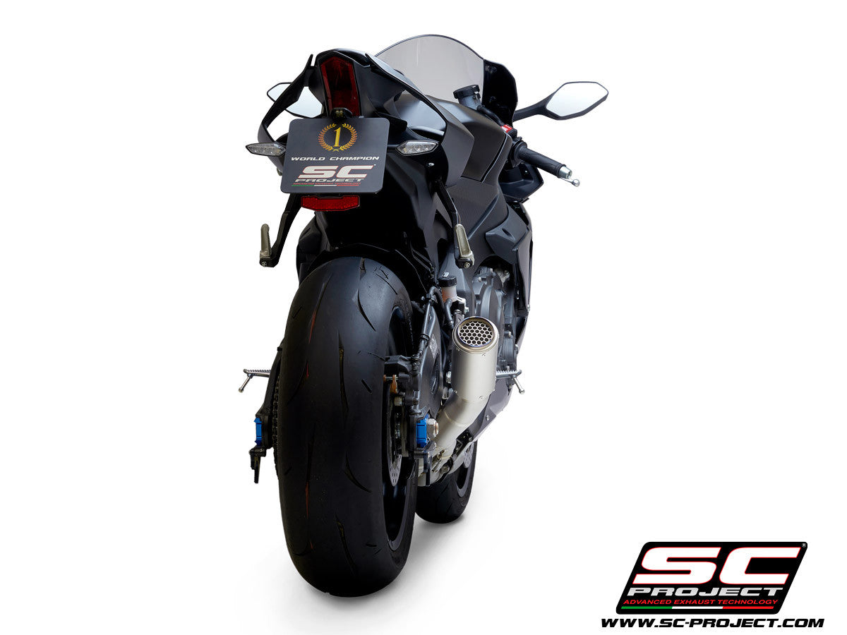 SC-Project Slip-On CR-T + KAT-vervangpijp Yamaha YZF-R1/M RN32 (15-16) Y11A-DET36 