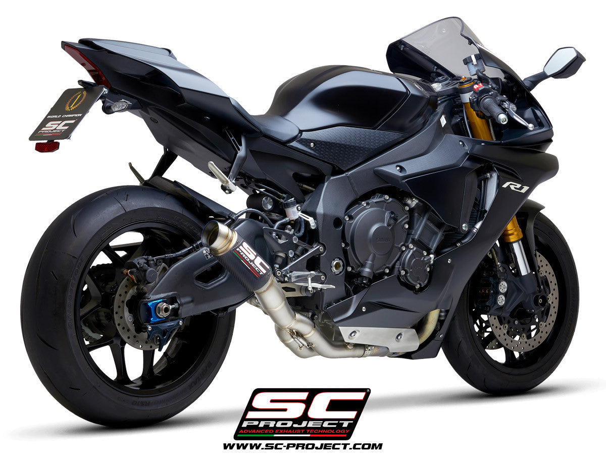 SC-Project Slip-On GP70-R + KAT-vervangpijp Yamaha YZF-R1/M RN32 (15-16) Y11A-DET70 