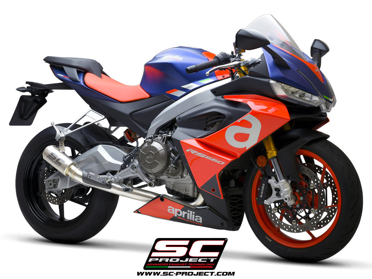 SC-Project RVS Complete Systeem 2-1 CR-T Aprilia RS 660 (20-25) 