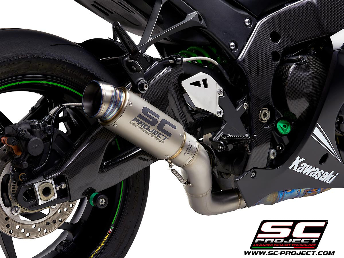 SC-Project Slip-On GP70-R + KAT-vervangpijp Kawasaki ZX-10 R/RR (16-20) K22A-DET70 